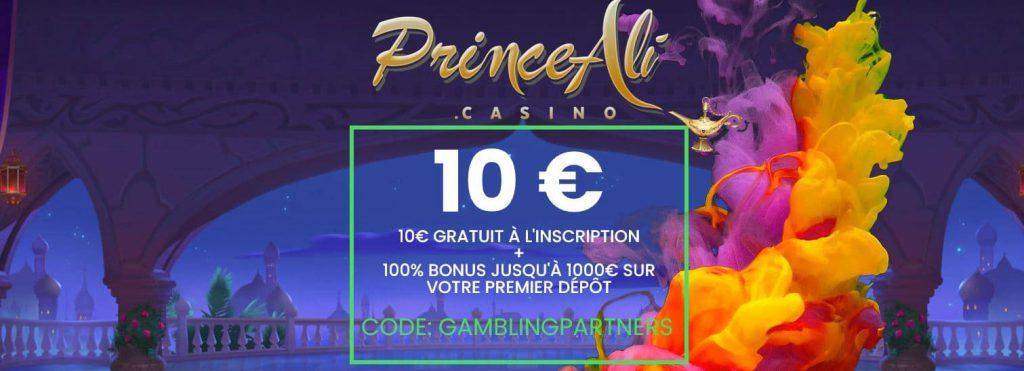 Prince Ali Casino 10€