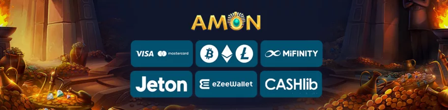 Les moyens de paiement sur Amon Casino en ligne
